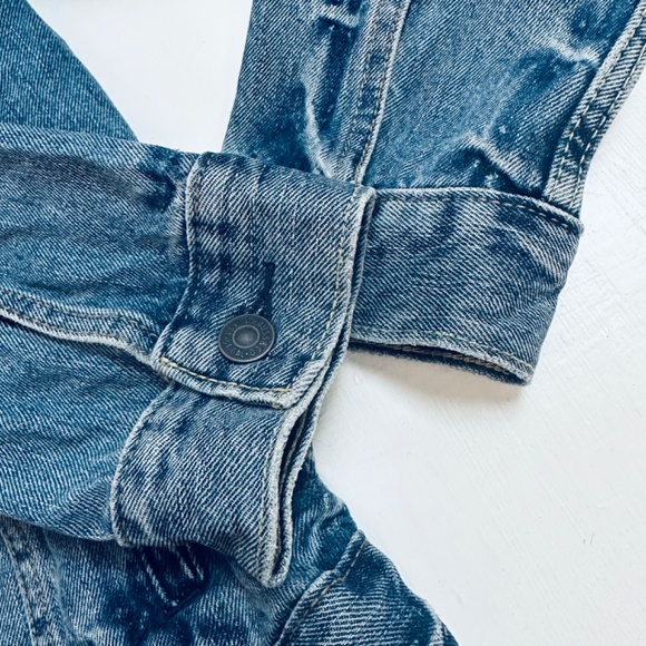 Vintage 90s Levi's Denim Jacket men's size L - Picture 8 of 11